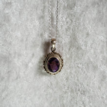 Load image into Gallery viewer, Pendentif Améthyste &amp; Argent 925
