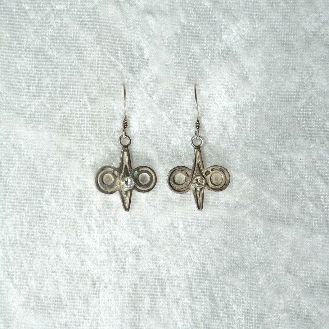 Boucles d’oreilles en Argent & oxyde de Zirconium