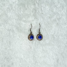 Load image into Gallery viewer, Lapis Lazuli Silver Earrings
